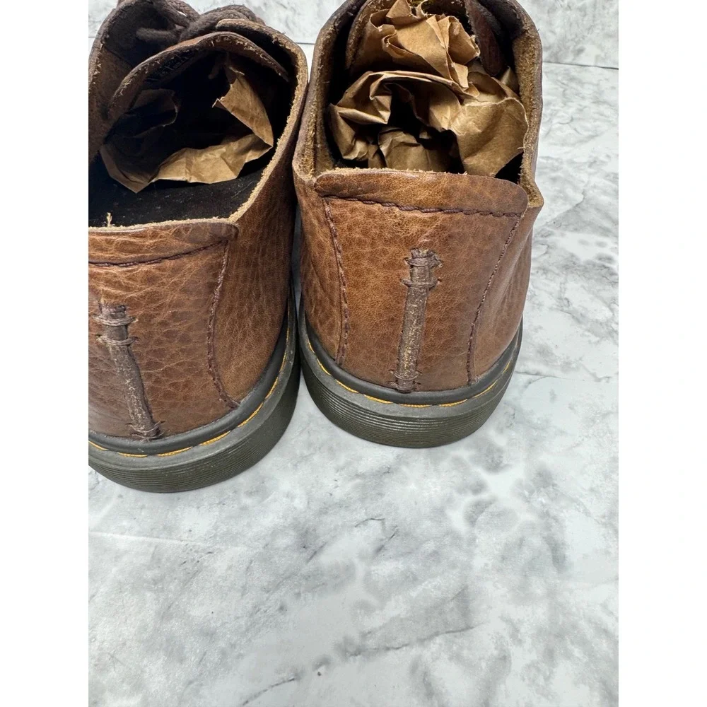 Dr Martens‎ Elsfield Brown Leather Oxford Shoes Mens 12 SoftWair Insole 22631220